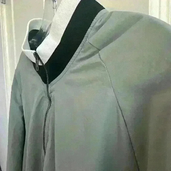 Elwood Men's XL Windbreaker Pullover 1/4 Zip Grey Golf Outdoors Jacket - Picture 5 of 12